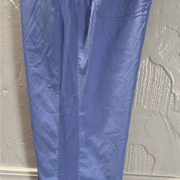 Blue Jumpsuit with Lightweight Fabric and Straight Leg Design - Picture 4 of 9